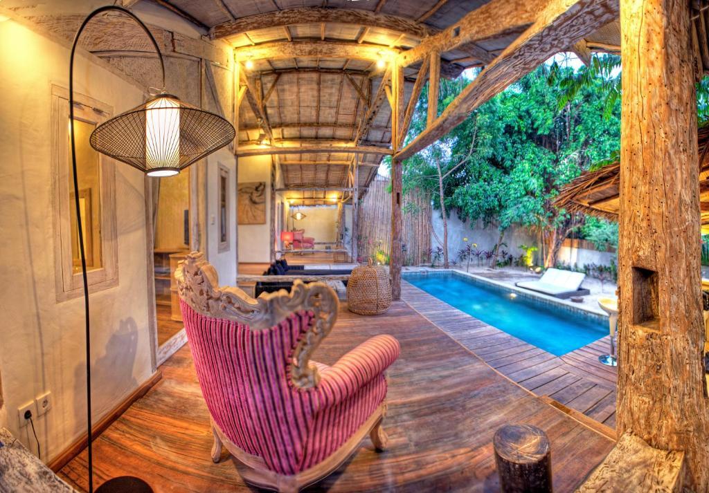 Villa Rumah Rinda Gili Trawangan Rom bilde